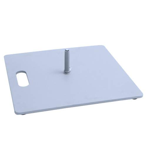 Beachflag Grey Square Steel Plate