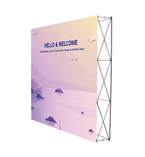 Magnetic Aluminum Pop Up Banner Stand