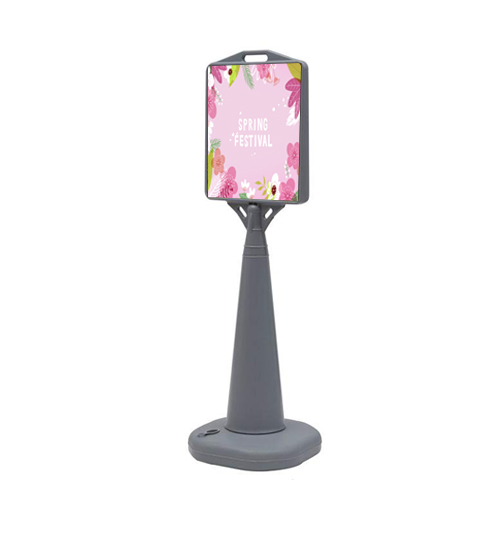 Water Fillable Plastic Poster Banner Stand