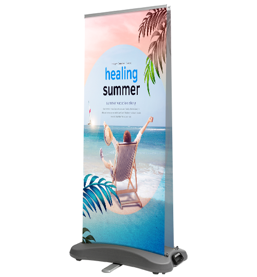 Outdoor Roll Up Banner Double-Out